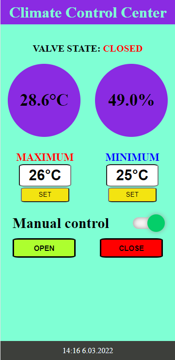 home temp control